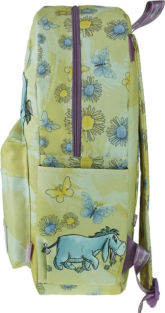 KBNL Classic Disney Winnie The Pooh Backpack with Laptop Compartment for School, Travel, and Work, Multicolor (A22208-WTP)