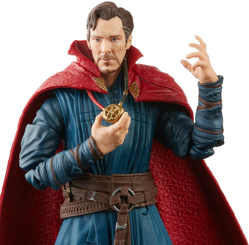 Spider-Man Marvel Legends Series Doctor Strange 6-inch Collectible Action Figure Toy and 4 Accessories and 1 Build-A-Figure Part(s)