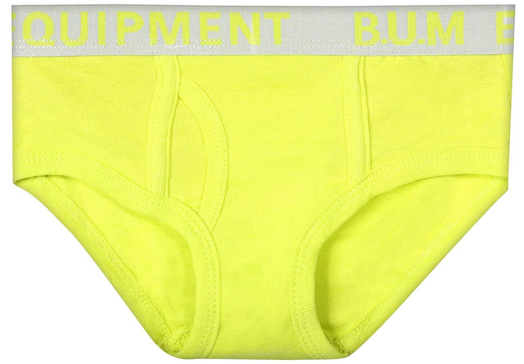 B.U.M. Equipment Toddler and Little Boys' 6 Pack Underwear Briefs, Solids and Prints