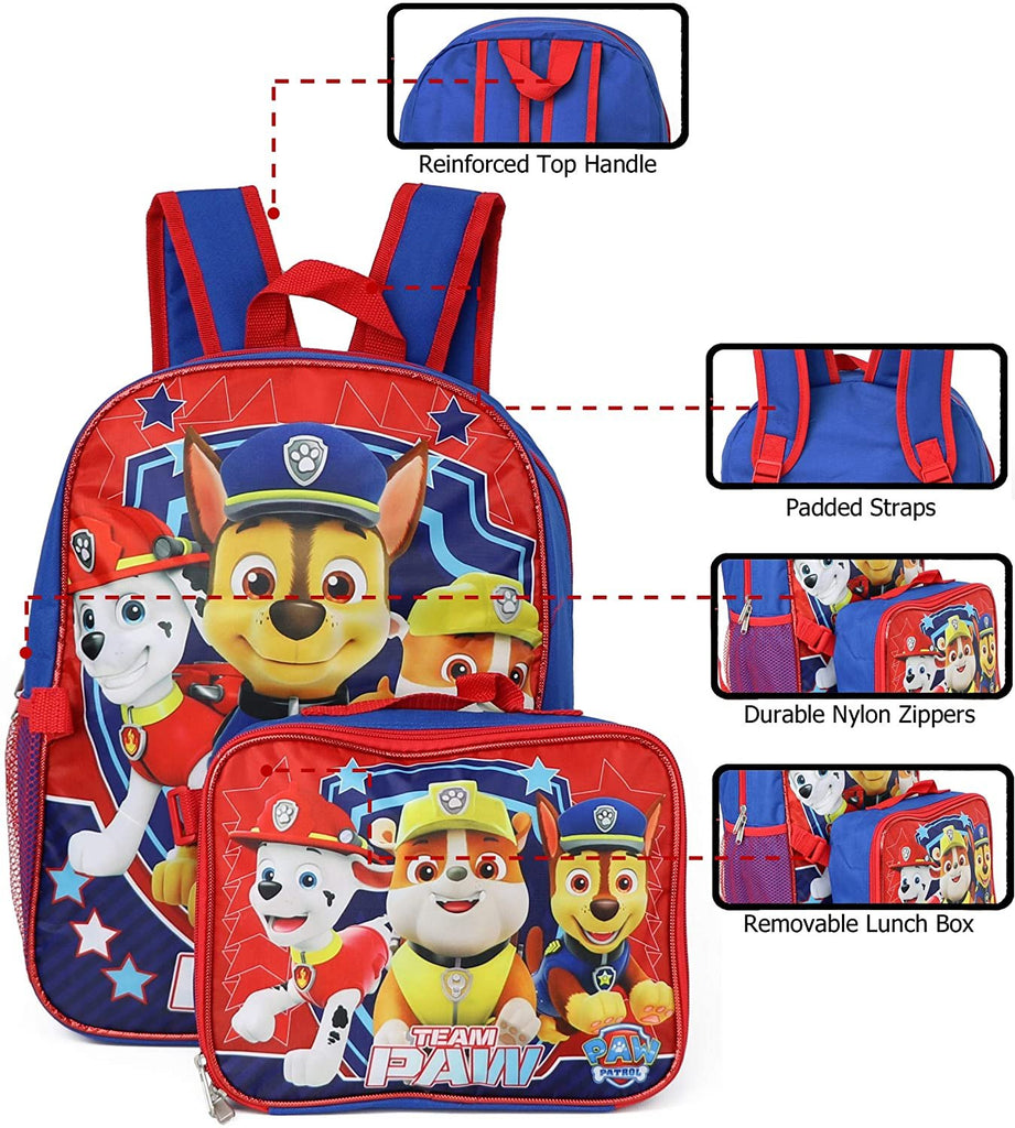 Nickelodeon Paw Patrol Backpack Lunchbag Set