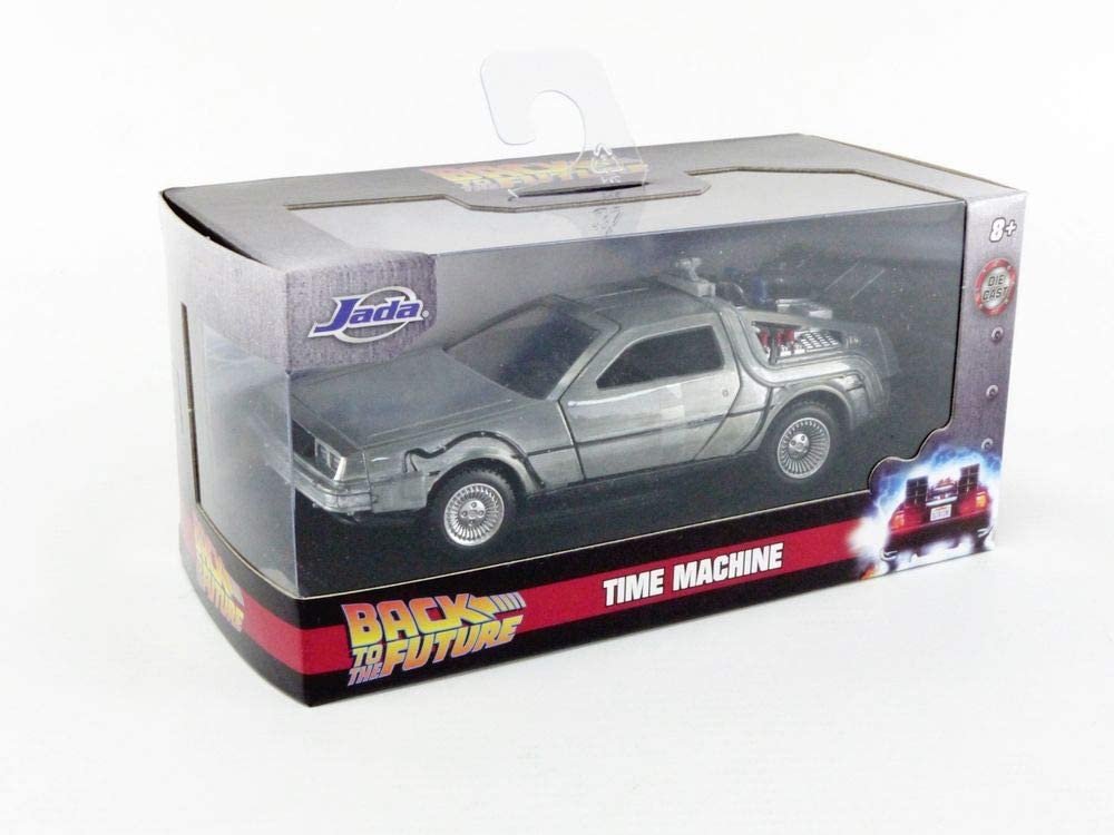 Jada Toys Back to The Future Time Machine 1:32 Die-cast Car, Toys for Kids and Adults