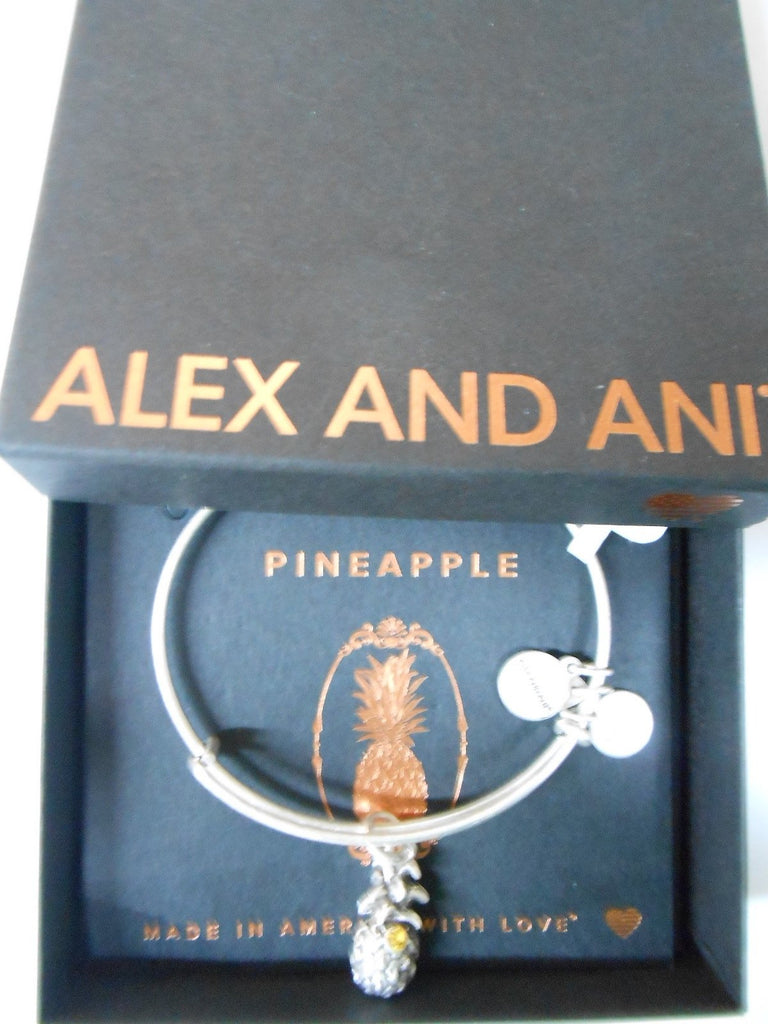 Alex and ANI Pineapple III Bangle Bracelet, Expandable