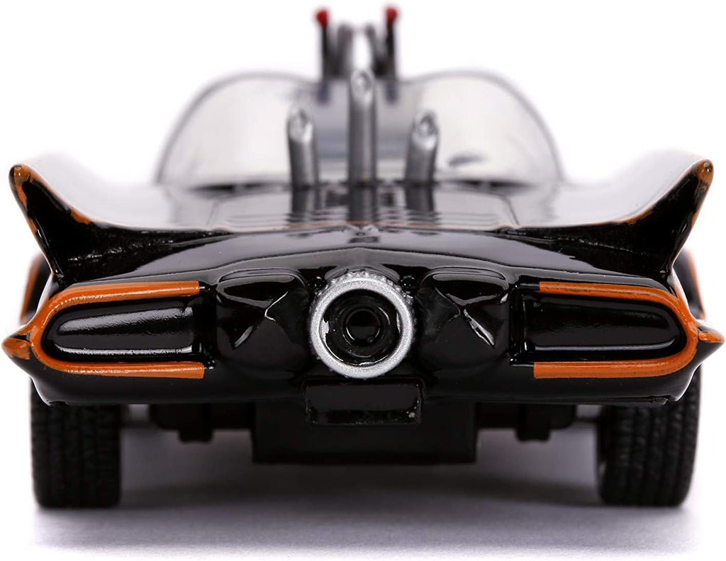 Jada Toys DC Comics 1:32 Classic TV Series 1966 Batmobile Die-cast Car with Batman Figure, Toys for Kids and Adults