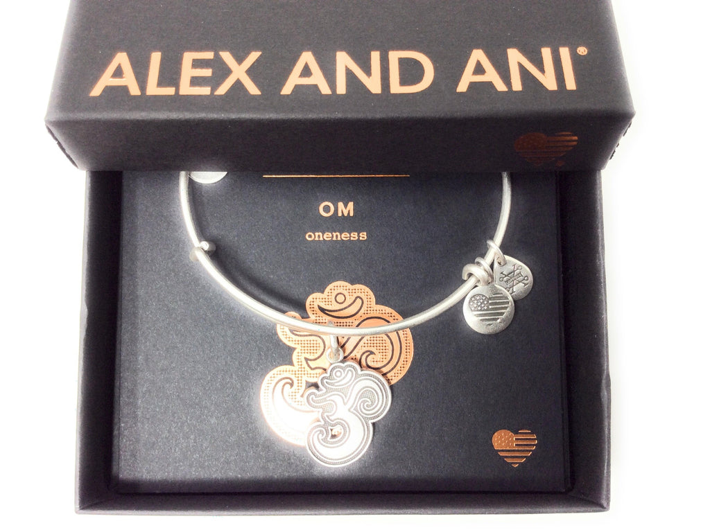 Alex and Ani Womens Om II Bangle