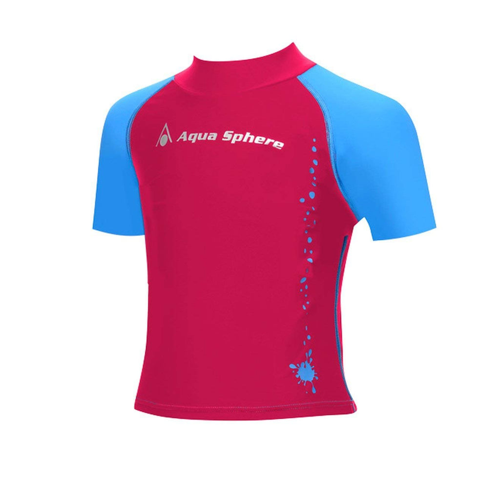 Aqua Sphere Short Sleeve Girls Rashguard