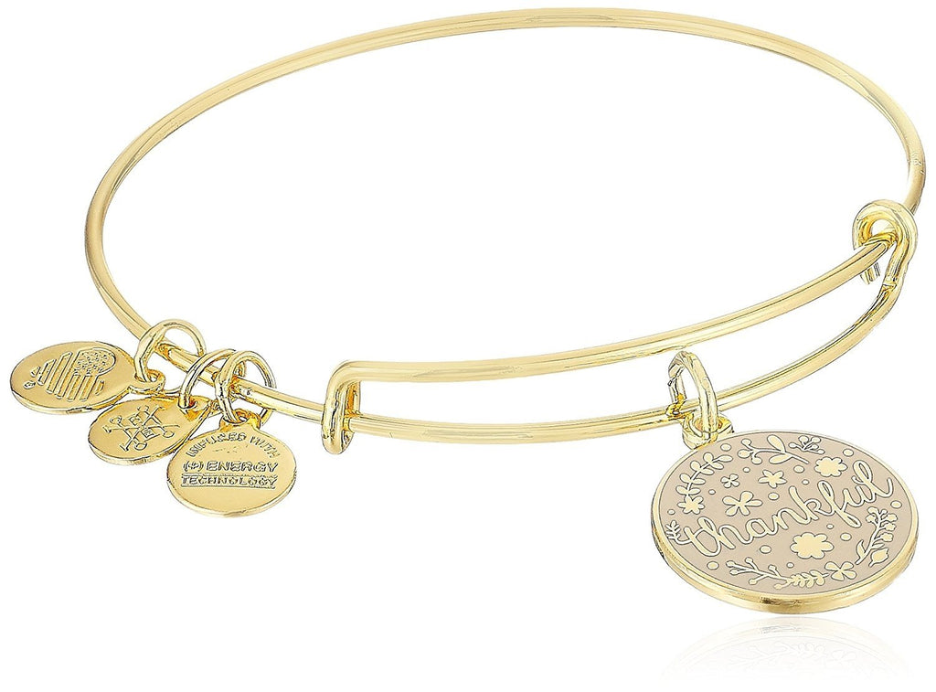 Alex and Ani Words are Powerful, Thankful Bangle Bracelet
