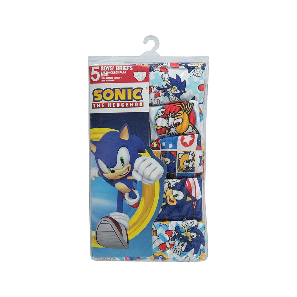 Handcraft Sonic The Hedgehog 5 Pack Boys Briefs