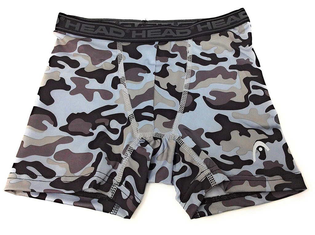 HEAD Boys Performance Boxer Briefs 2-Pack S-XL Polyester/Spandex Underwear