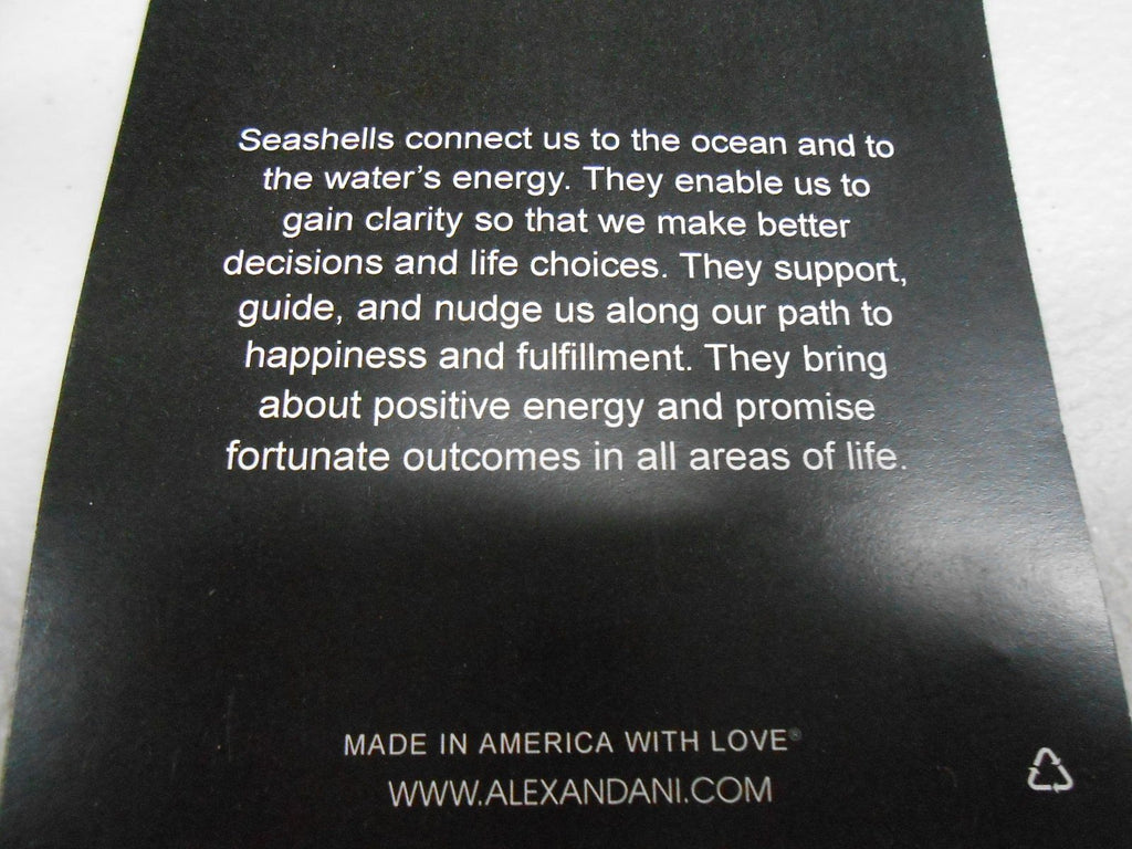 Alex and Ani Womens Sea Shell Charm Bangle