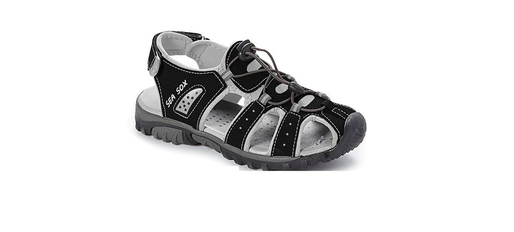 Sea Kidz Kids Children Waterproof Hiking Sport Closed Toe Athletic Sandals (Toddler/Little Kid/Big Kid)