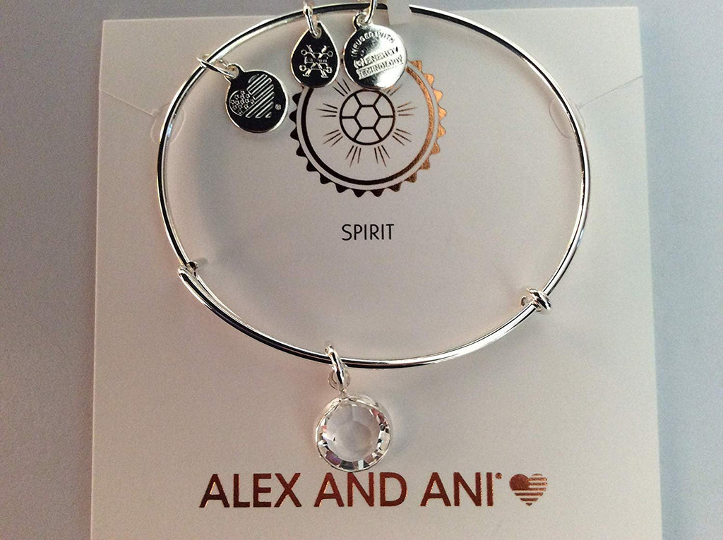 Alex and Ani April Color Code Shiny Silver NWTBC