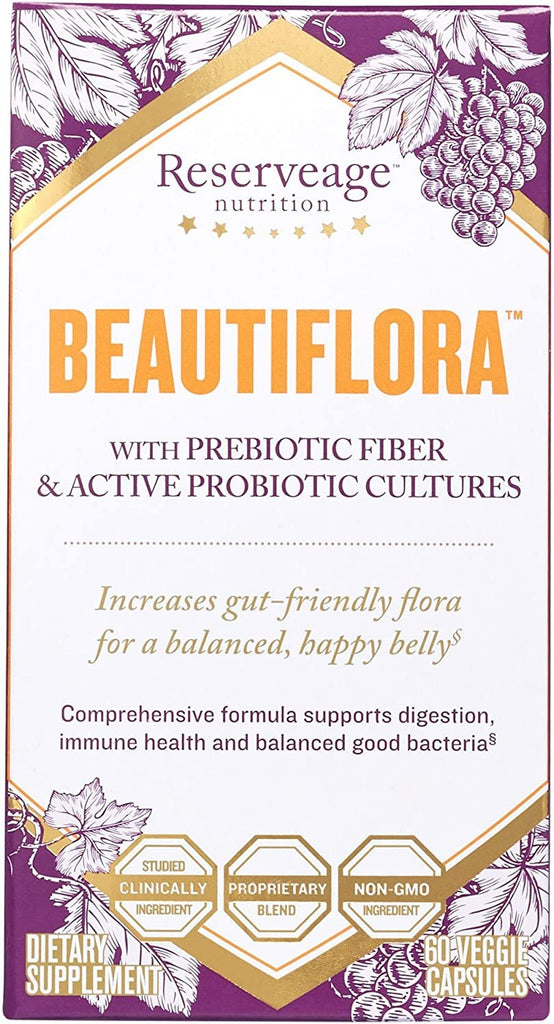 Beautiflora Probiotic + Prebiotic Reserveage 60 Caps