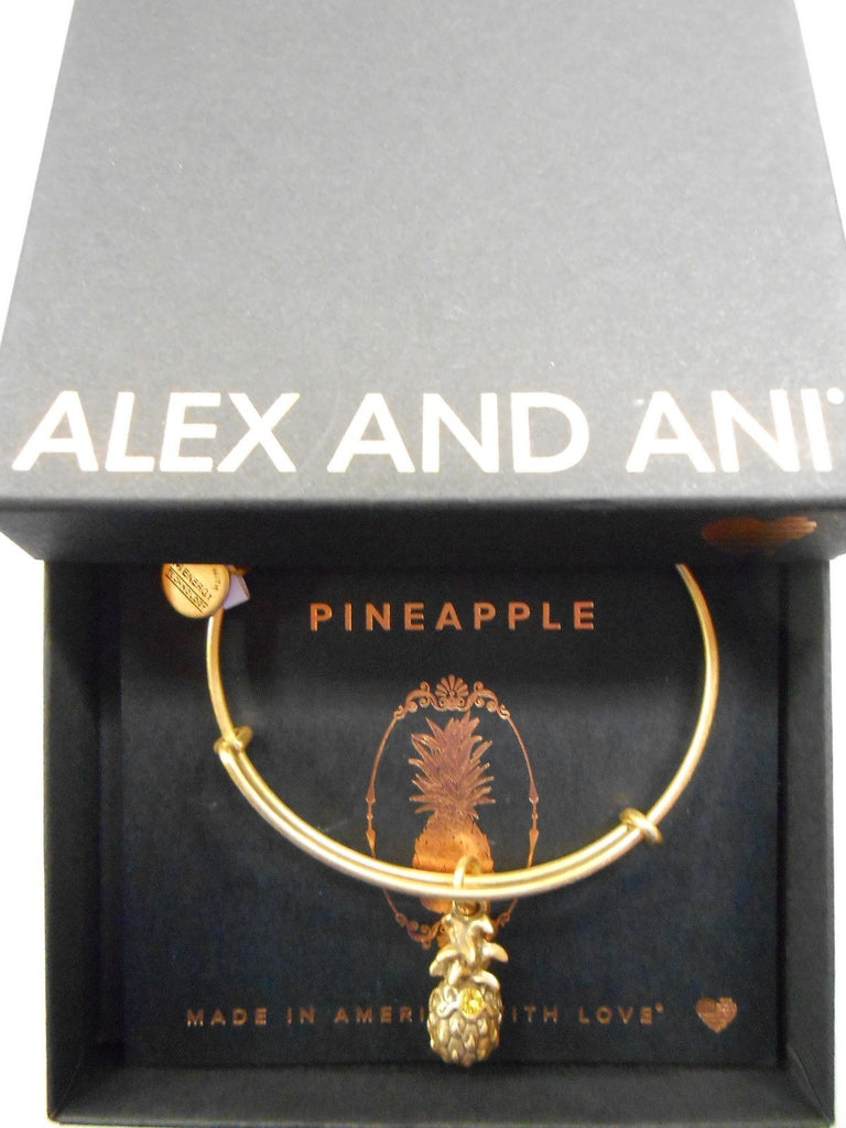 Alex and ANI Pineapple III Bangle Bracelet, Expandable