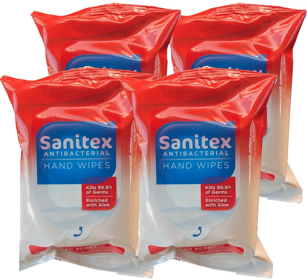 Sanitex Hand Wipes, Fresh Scent, Pack with 20 Wipes