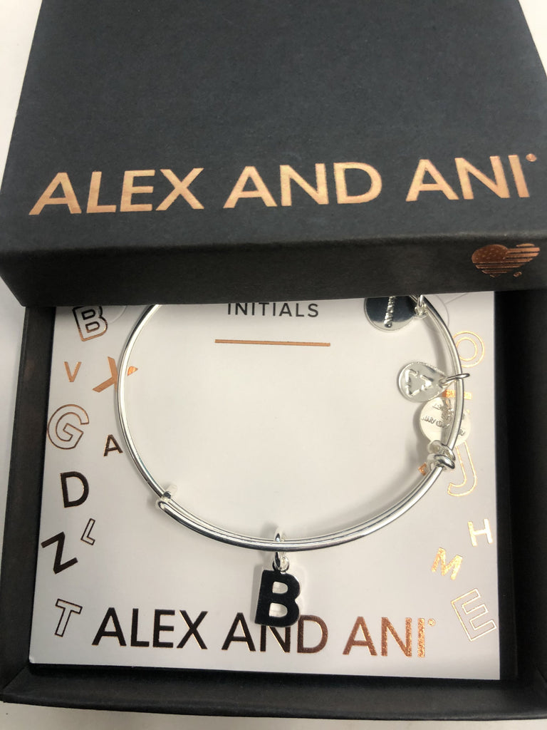 Alex and Ani Initial B III Bangle Bracelet