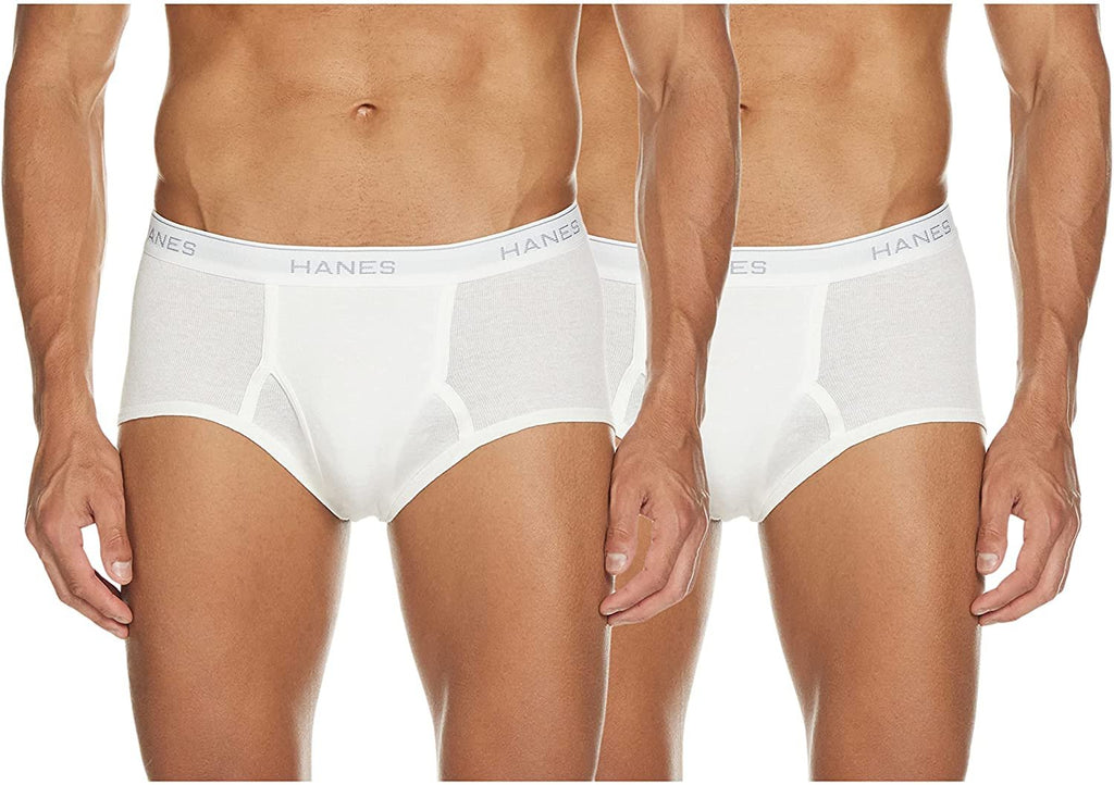 Hanes Tagless Men`s No Ride Up Briefs with Comfort Flex Waistband