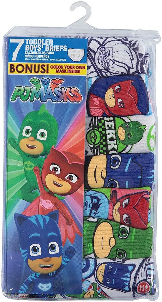 PJ Masks Boys' 7-Pack Brief Underwear