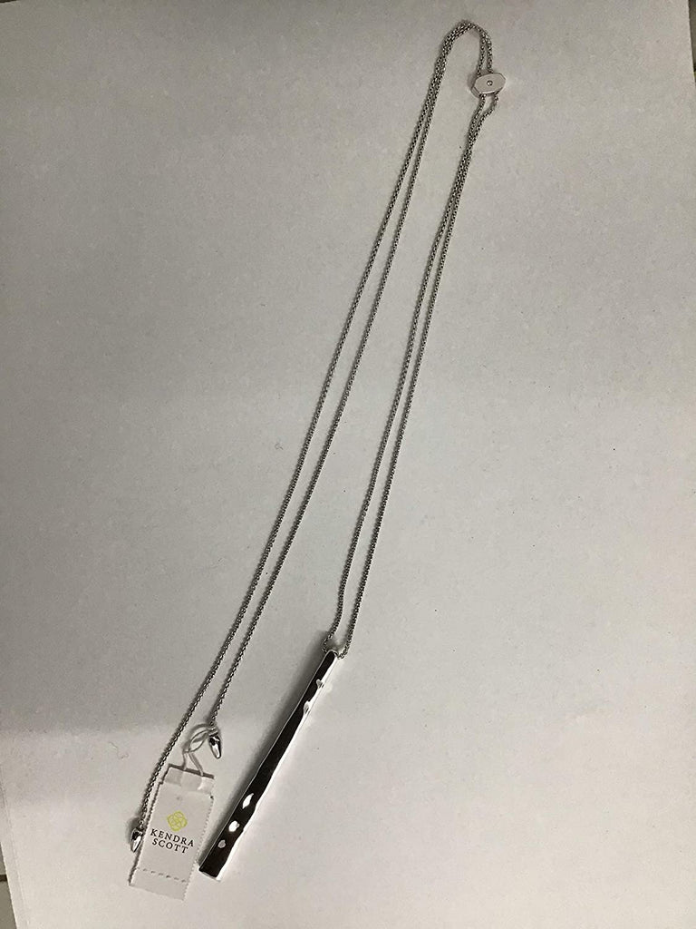 Kendra Scott Zorte Long Pendant Necklace in Silver