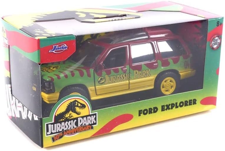 Jada Toys - for Explorer Jurassic Park - 1993-1/32, Green/Red