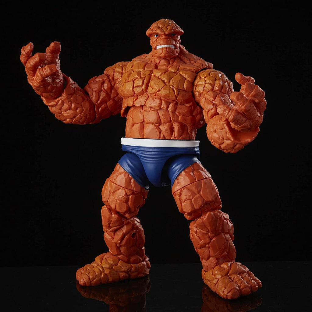 Hasbro Marvel Legends Series Retro Fantastic Four Marvel's Thing 6-inch Action Figure Toy, Includes 3 Accessory