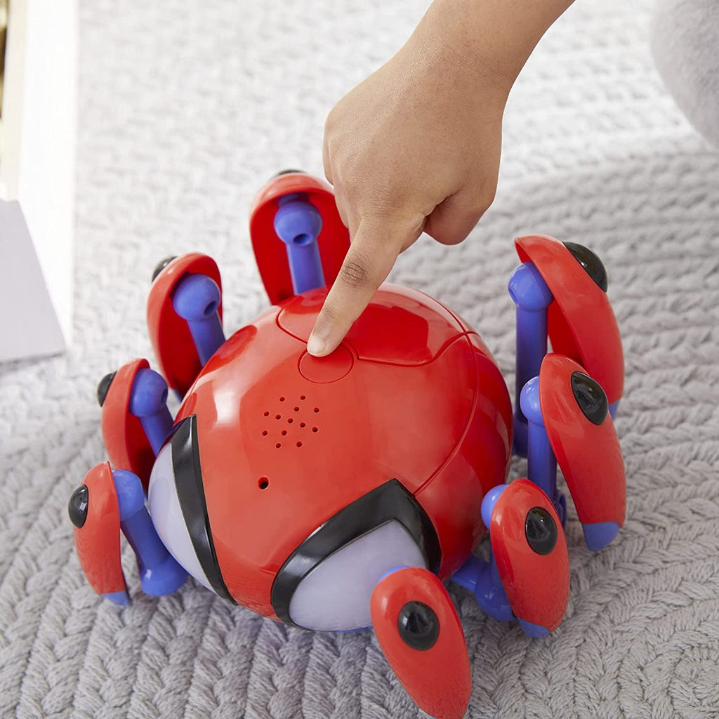 Spidey and His Amazing Friends Marvel Speak and Go Trace-E Bot, Electronic Spider Bot Toy, Sound-Activated, Crawls, for Kids Ages 3 and Up