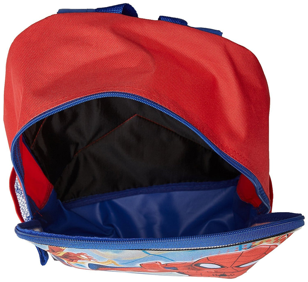Marvel Boys' Spiderman Backpack with Lunch Kit