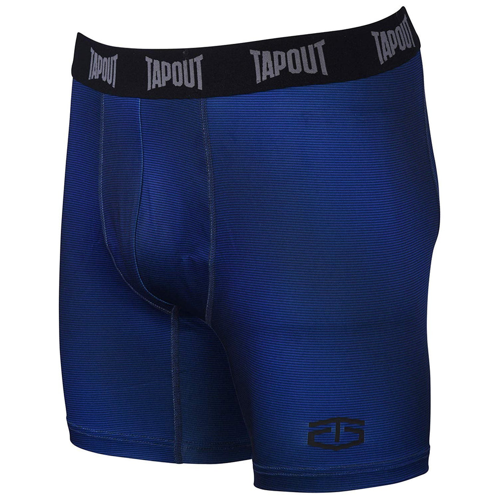 TapouT Mens Performance Boxer Briefs - 3-Pack Stretch Performance Training Underwear Breathable Athletic Fit No Fly