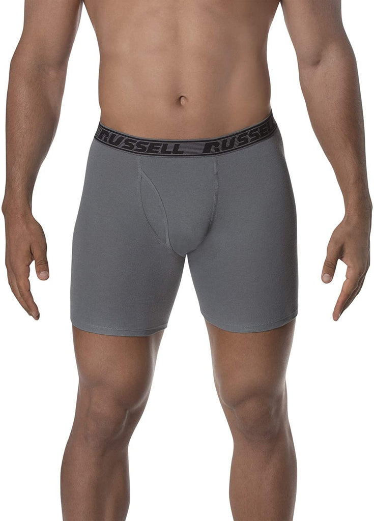 Men's Performance Comfort Stretch Long Leg Boxer Briefs (2 Pack)