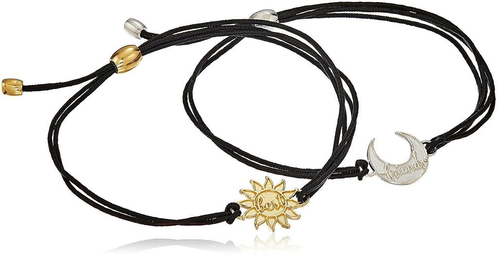 Alex and Ani Womens Sun and Moon Kindred Cord Charm Bracelet