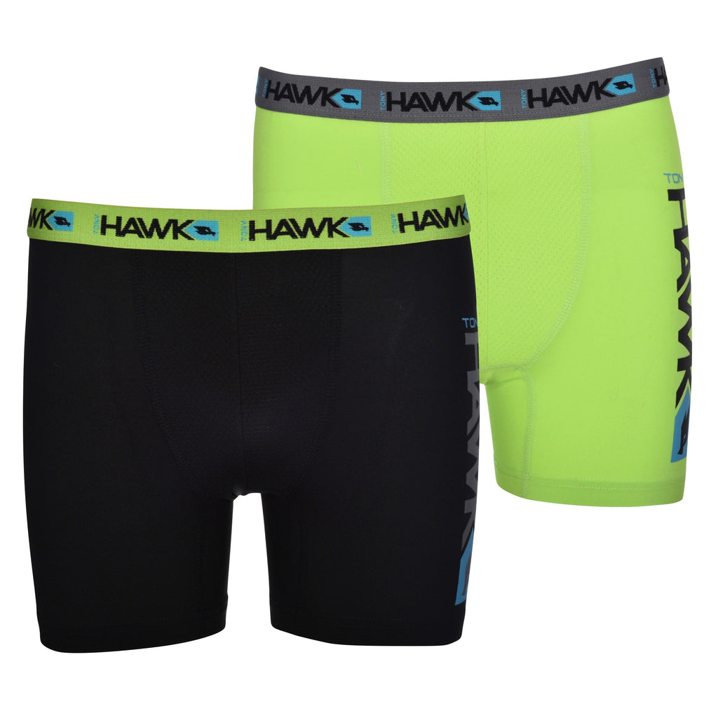 Tony Hawk Boys' Boxer Briefs 4 Pack Performance Dri Fusion Tech Compression