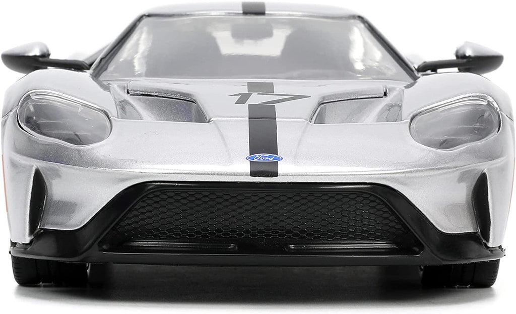 Jada Toys Big Time Muscle 1:24 2017 Ford GT Die-cast Car, Toys for Kids and Adults