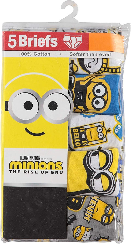 Minions Boys' Underwear Multipacks, DM 5pk Brief, 4 – sandstormusa