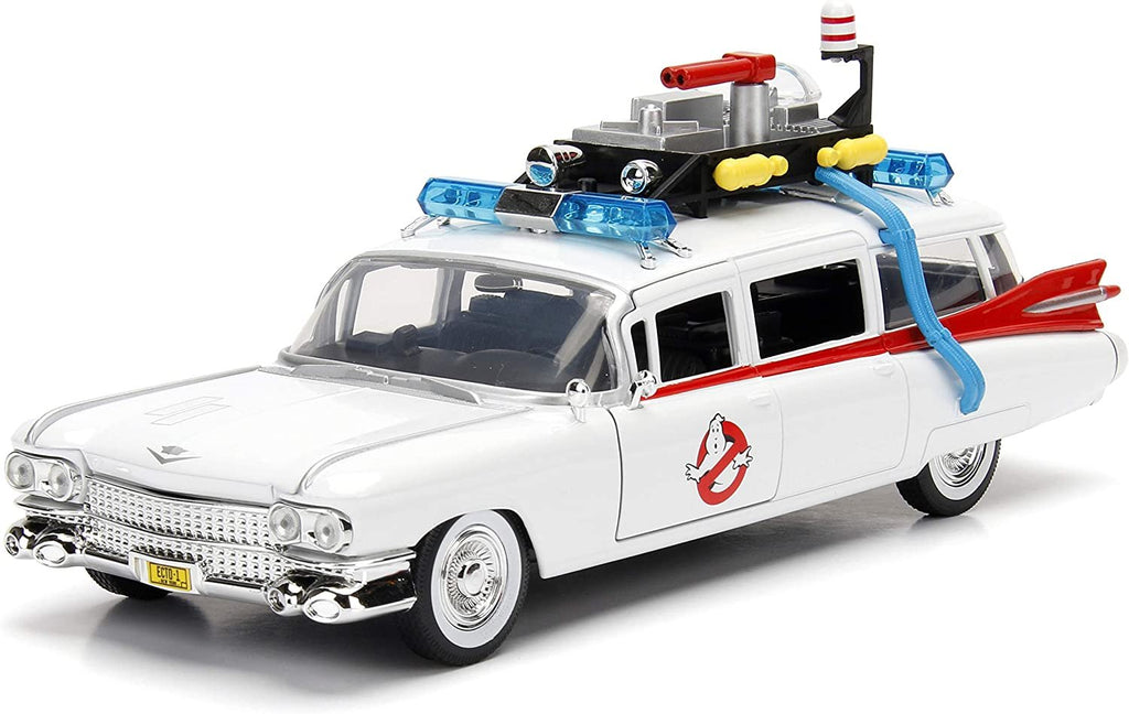 Jada Toys Hollywood Rides: Ghostbusters ECTO-1 White 1: 24 Scale