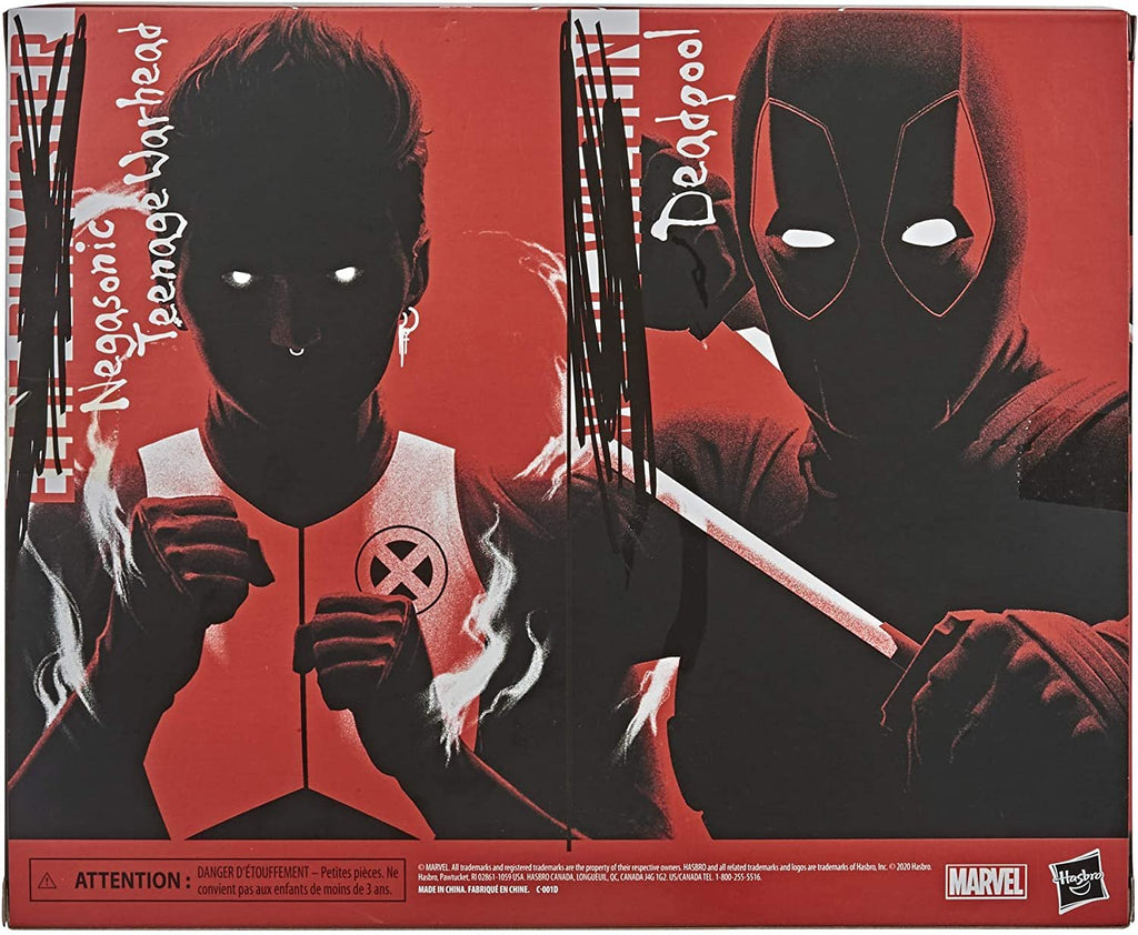 Hasbro Marvel Design and 13 Accessories Legends Series X-Men 6-inch Collectible Deadpool and Negasonic Teenage Warhead Action Figure Toys