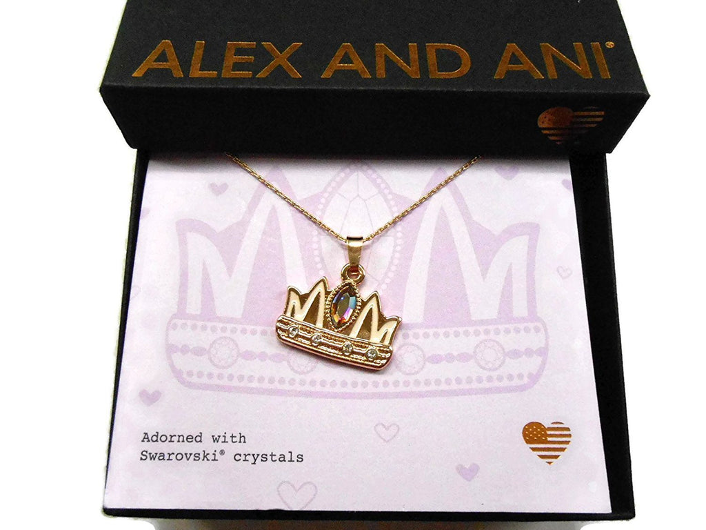 Alex and Ani Queen Mom Necklace 32" Expandable Shiny Rose Gold
