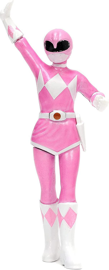 Jada Toys Mighty Morphin Power Rangers 1:24 Toyota FT-1 Concept Die-cast Car w/ 2.75" Pink Ranger Figure, Toys for Kids and Adults
