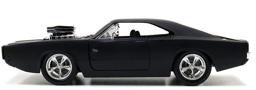 Jada 1:24 Fast & Furious - 1970 Dodge Charger Street Mat Black Vehicle