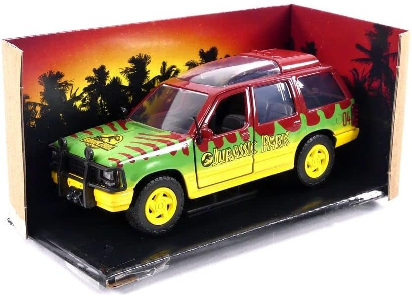 Jada Toys - for Explorer Jurassic Park - 1993-1/32, Green/Red