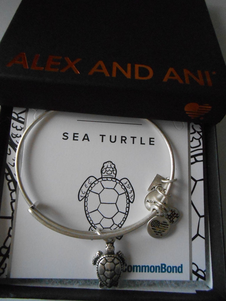 Alex and Ani Charity by Design Turtle Rafaelian Bangle Bracelet