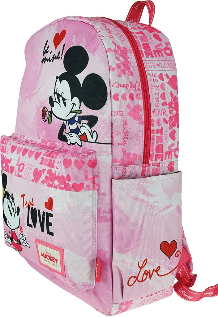 KBNL Classic Disney Winnie The Pooh Backpack with Laptop Compartment for School, Travel, and Work, Multicolor (A22208-WTP)