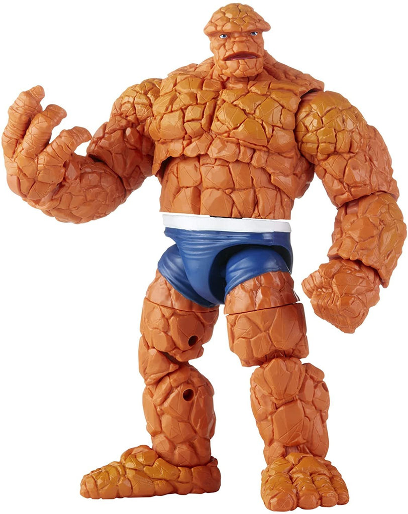 Hasbro Marvel Legends Series Retro Fantastic Four Marvel's Thing 6-inch Action Figure Toy, Includes 3 Accessory