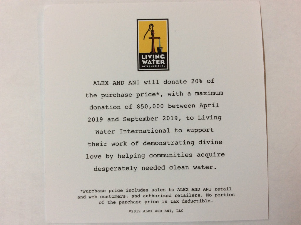 Alex and Ani Womens Charity By Design, Water Lily Bangle Shiny Silver One Size