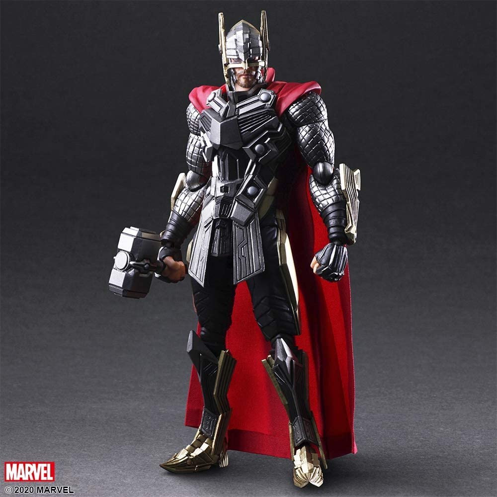 Square Enix Marvel Universe Thor Variant Bring Arts Action Figure, Multicolor