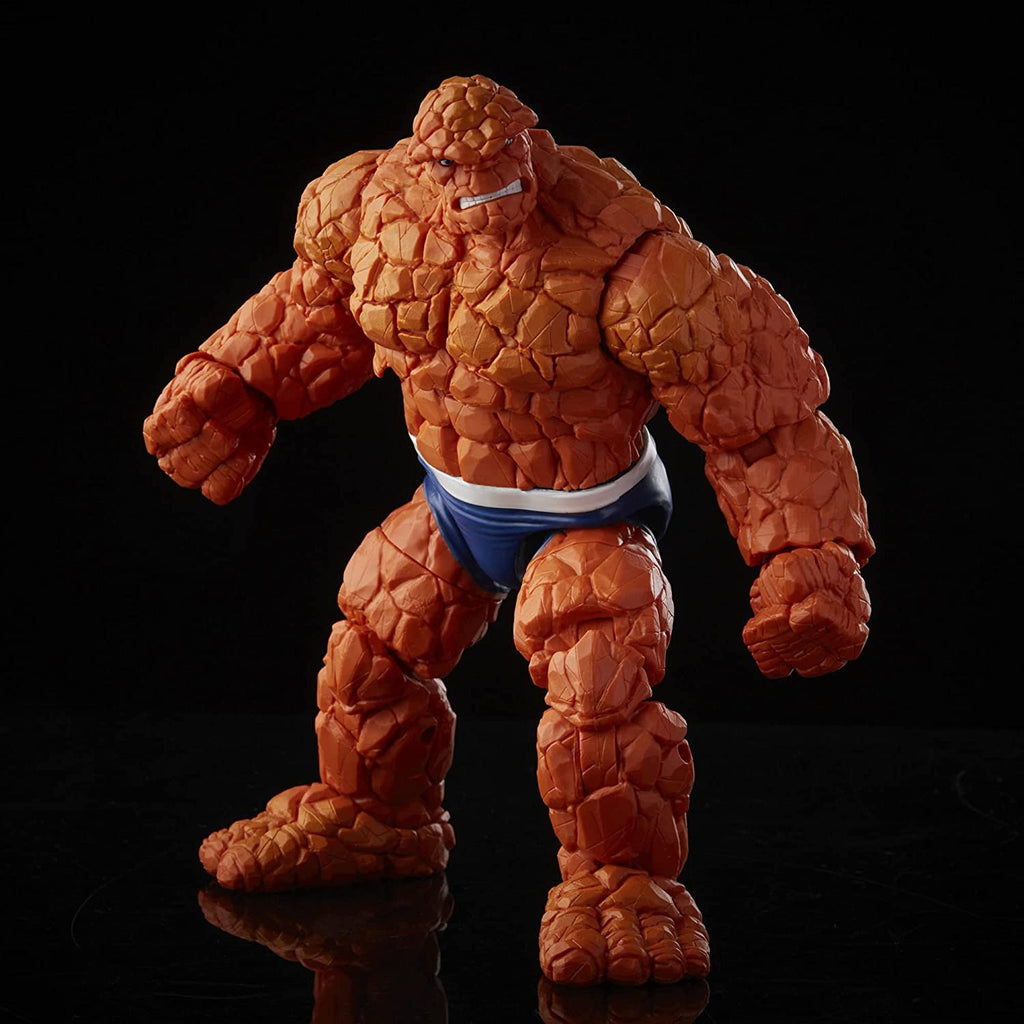 Hasbro Marvel Legends Series Retro Fantastic Four Marvel's Thing 6-inch Action Figure Toy, Includes 3 Accessory