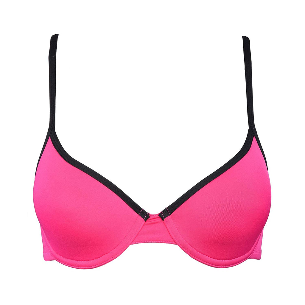 essie Women's T-Shirt Bras Full Coverage Lace 2-Pack Nylon/Spandex Underwire Molded