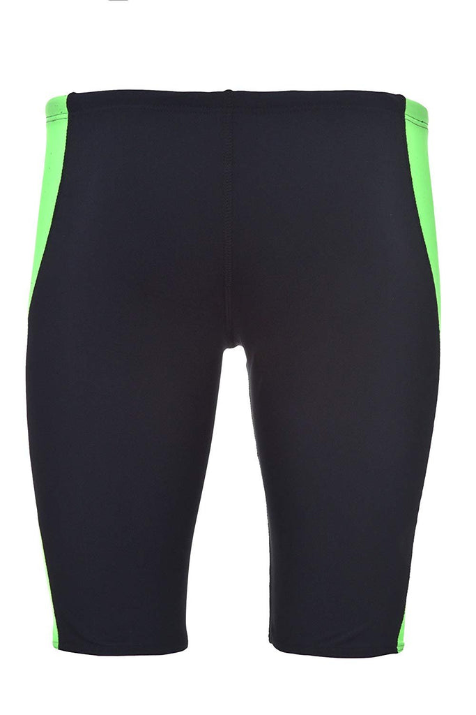 Men's Performance Swimsuit Racer Jammer - Durable Spandex Nylon Blend Comfortable Swimwear Training Many Colors