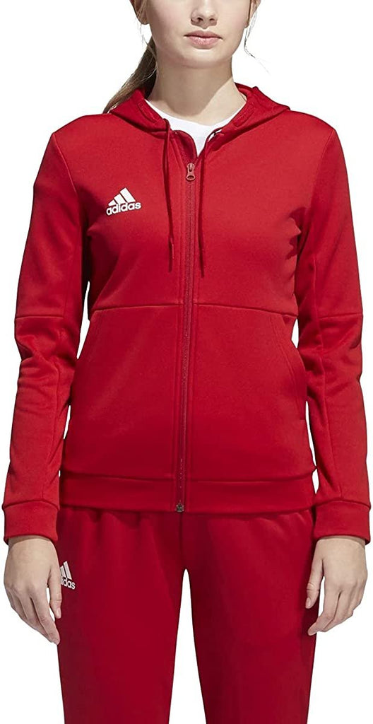 Adidas Women's TI FZ Full-Zip Jacket, Moisture Wicking - Navy Blue/White
