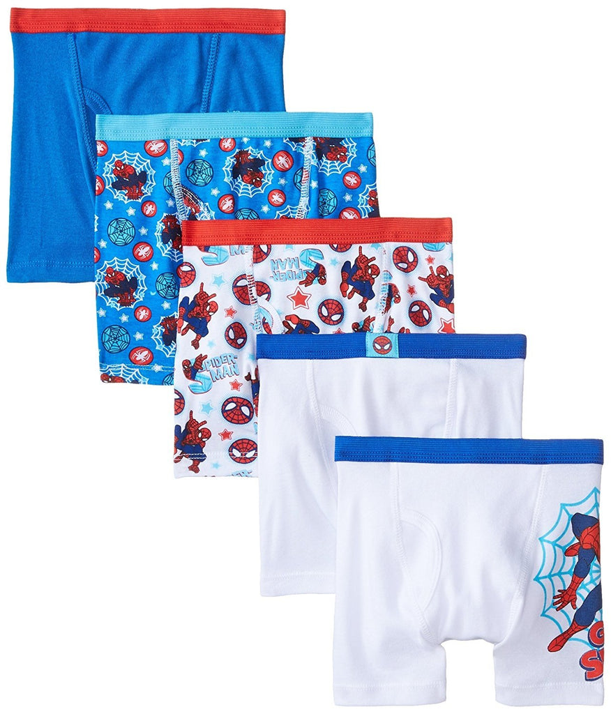 Marvel Little Boys' Spiderman TB 5 Pack Boxer Briefs