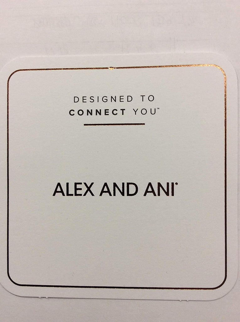 Alex and Ani Words are Powerful, The Greatest Gift is Family Set of 3 Bangle Bracelet Shiny Rose Gold One Size