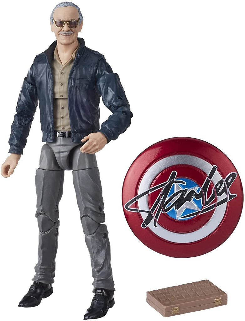 Marvel Hasbro Legends Series 6" Collectible Action Figure Toy The Avengers Cameo Stan Lee, Includes 2 Accessories